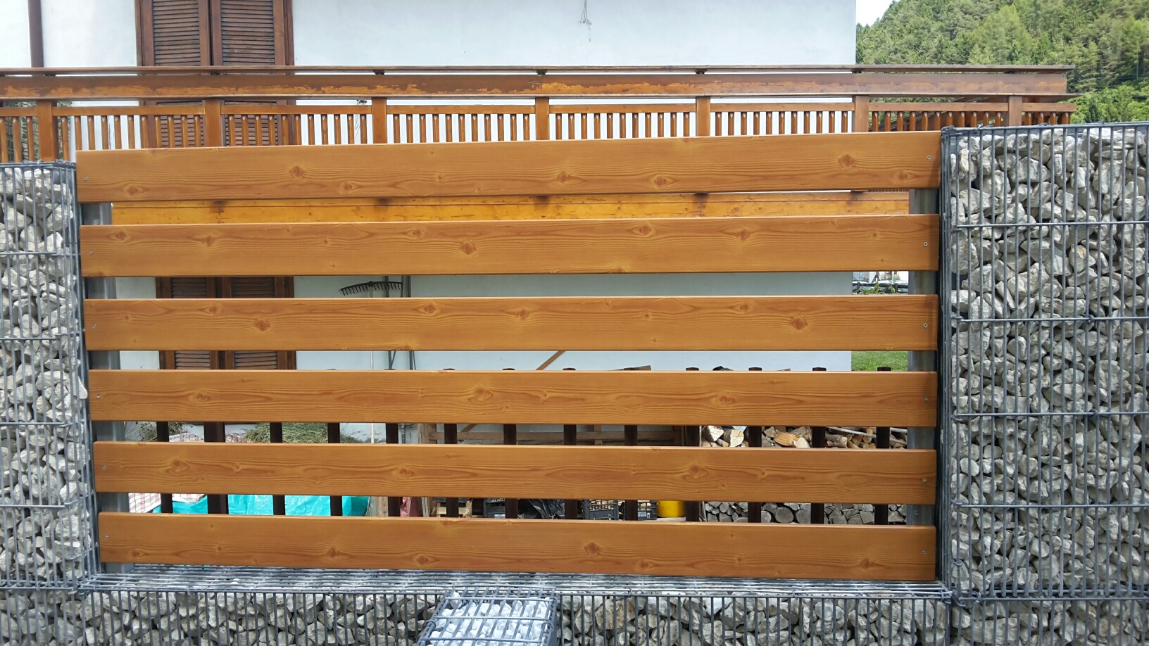 [Gabbione filo 4 mm per arredo urbano]