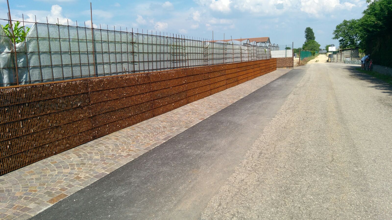[Gabbione in pietrame per recinzione]